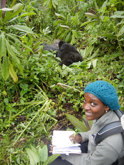 Enathe and Mountain Gorilla