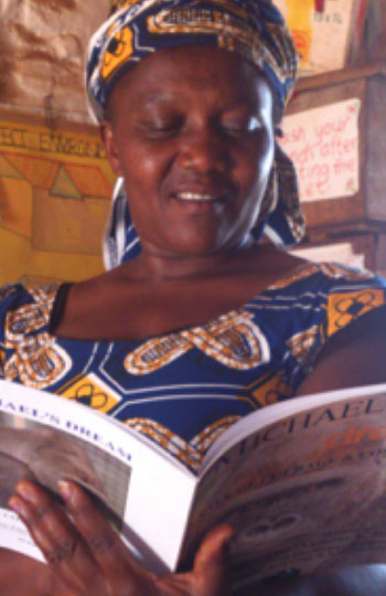 Teacher reading MD