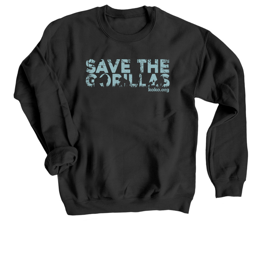 "Save the Gorillas" Crewneck Sweatshirt