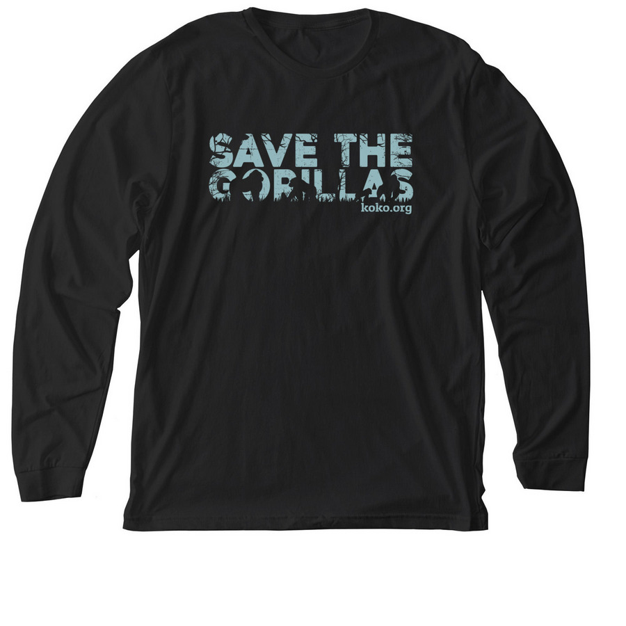 "Save the Gorillas" Long Sleeve Tee